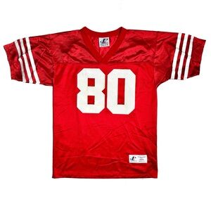 Vintage San Francisco 49ers Jerry Rice Logo Athletic Football Jersey